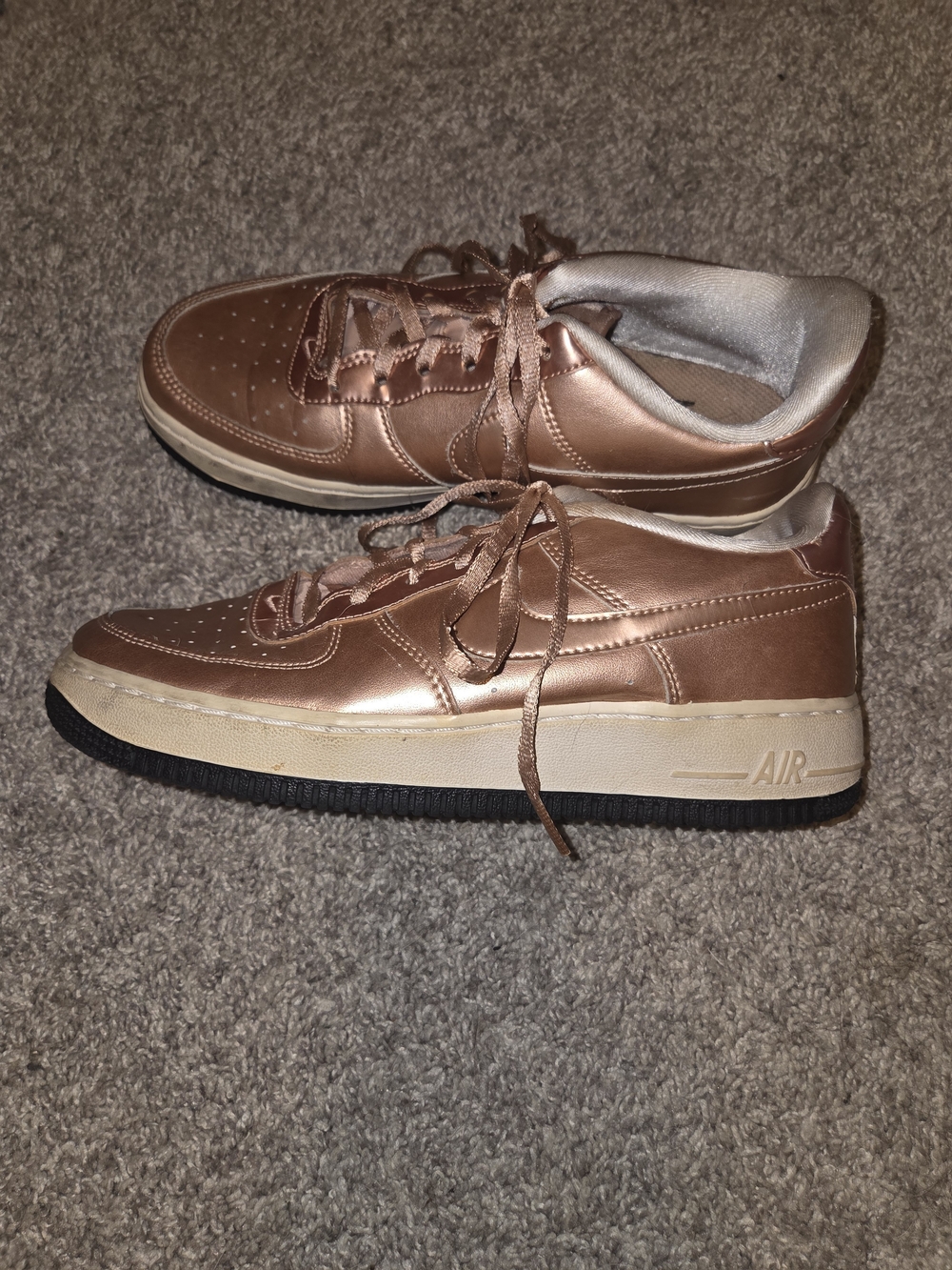 Nike Air Force 1 Rose Gold Sneakers